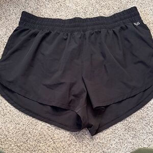 DSG black shorts lined size large